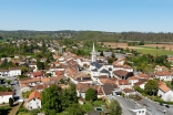 le bourg de Neuvic depuis la rue Talleyrand Périgord