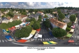 panoramique sur le marché de Riberac (2008)