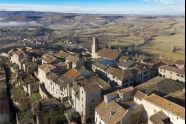 Photo aérienne - Cordes-sur-Ciel - France