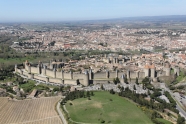 Photo aérienne - Carcassonne - France