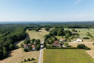Photo aérienne - La Chapelle-Gonaguet - France