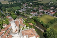 Photo aérienne - Bourdeilles - France