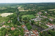 Photo aérienne - Bourdeilles - France
