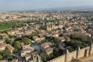 Photo aérienne - Carcassonne - France