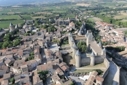 Photo aérienne - Carcassonne - France