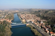 Photo aérienne - Villemur-sur-Tarn - France