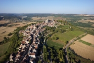 Photo aérienne - Vézelay - France
