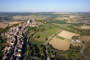 Photo aérienne - Vézelay - France